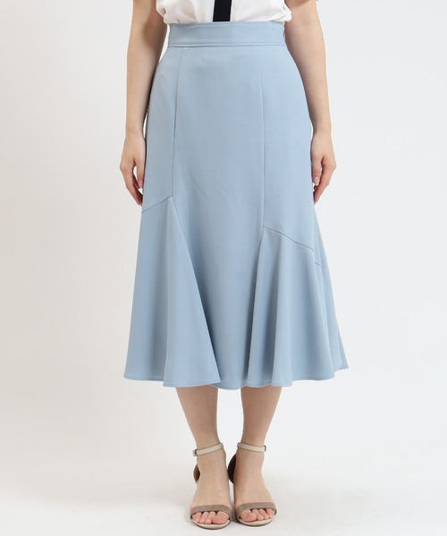 「TRUDEA」 ロングスカート LARGE サックスブルー レディース_画像5