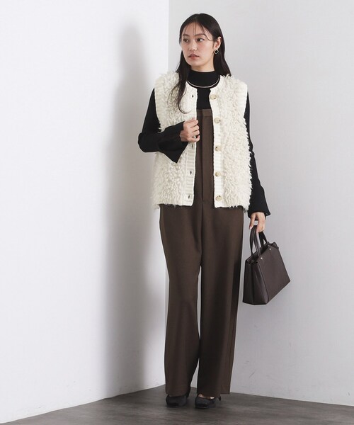 OPAQUE.CLIP（オペークドットクリップ） ベスト ジレ ループヤーン