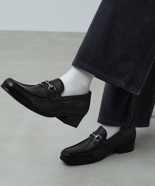 「CALLNE」 ローファー 42 ブラック メンズ_画像3