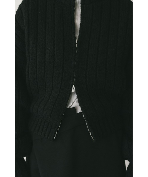 STYLEMIXER（スタイルミキサー） カーディガン パッファーニットジップ