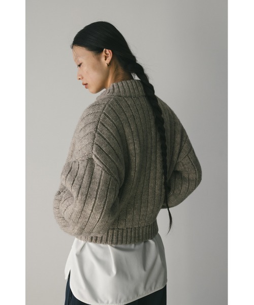 STYLEMIXER 2WAYストリングロングニット　カーディガン ロング ニットカーディガン レディース[品番：AGCW0003328]｜SUNSHINE
