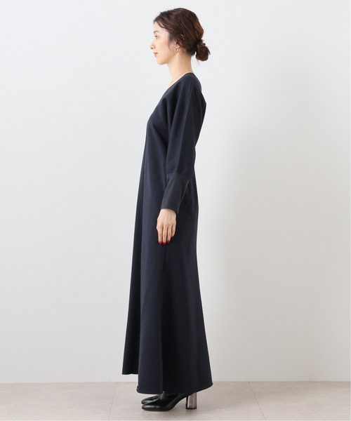 「VERMEIL par iena」 長袖ワンピース FREE ネイビー レディース_画像5