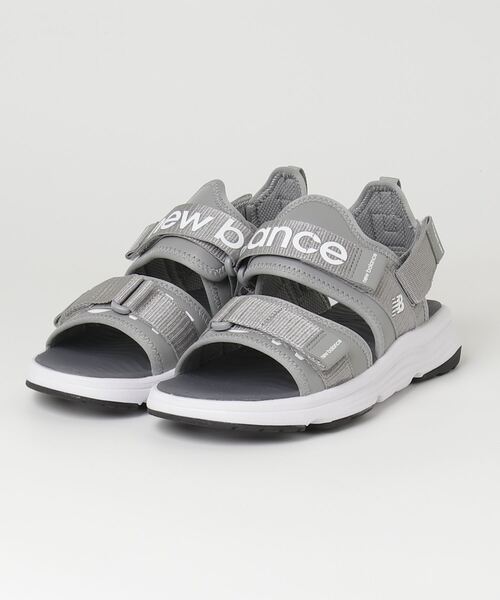 「New Balance」 サンダル 23.0cm グレー メンズ_画像4