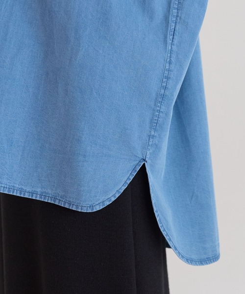 sakishimatokyo ブラウス シャツ 「India Fabric」ピンタック切り替え