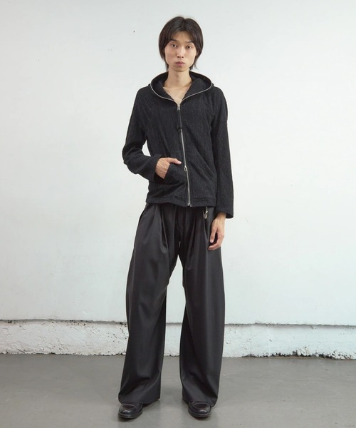 NVRFRGT（ネヴァーフォーゲット） パーカー 「NVRFRGT」SEMI SHEER