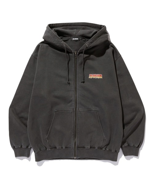「XLARGE」 ジップアップパーカー M パープル メンズの画像
