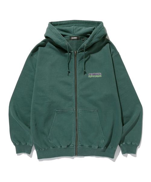 「XLARGE」 ジップアップパーカー M パープル メンズの画像