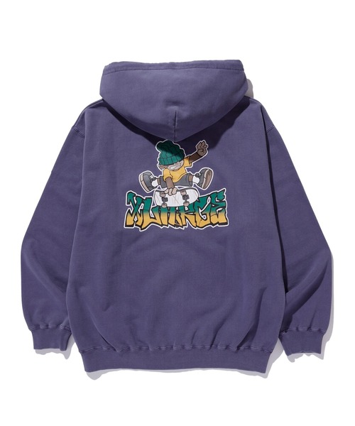 「XLARGE」 ジップアップパーカー M パープル メンズの画像