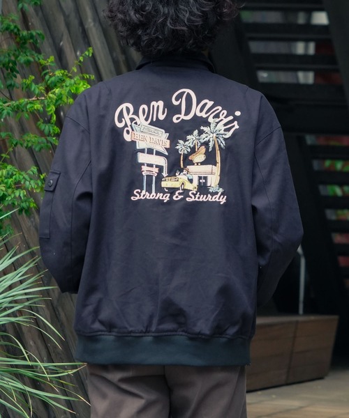 「BEN DAVIS」 ブルゾン X-LARGE ブラック メンズ_画像7