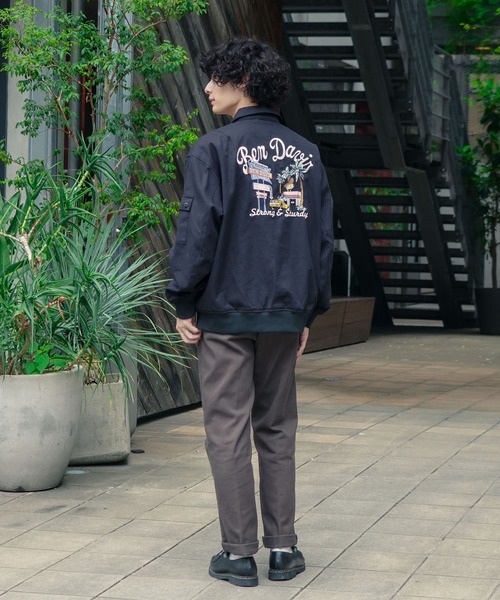 「BEN DAVIS」 ブルゾン X-LARGE ブラック メンズ_画像8