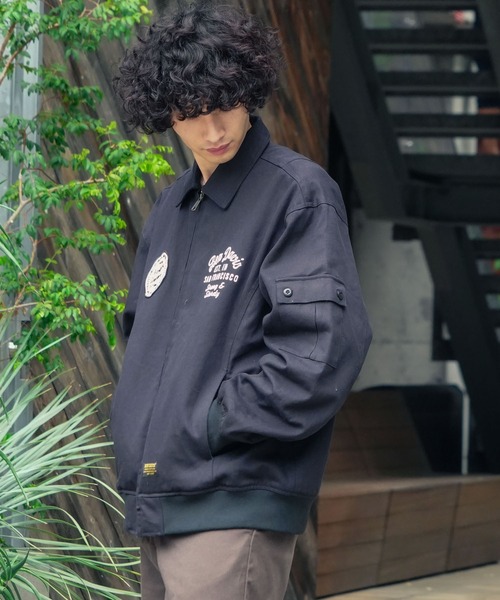 「BEN DAVIS」 ブルゾン X-LARGE ブラック メンズ_画像9