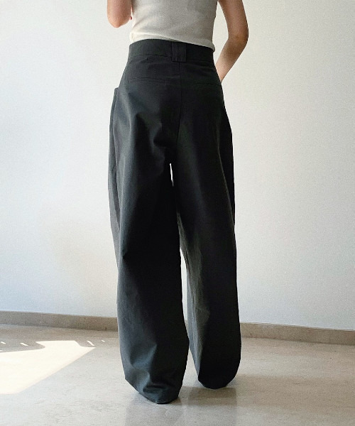 「chuclla」 パンツ L ダークグレー レディース_画像6