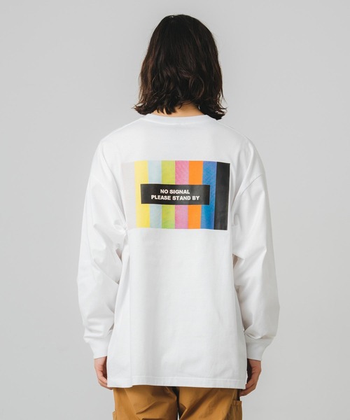 「SILAS」 長袖Tシャツ L ブラウン メンズ_画像2