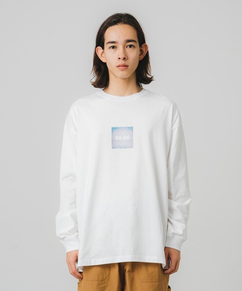 「SILAS」 長袖Tシャツ L ブラウン メンズ_画像5