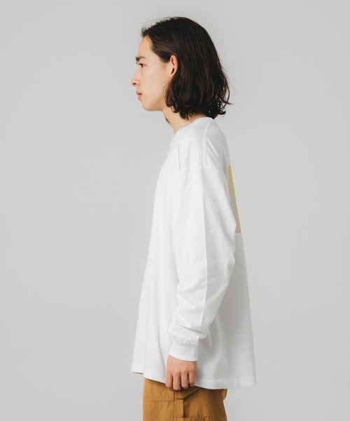 「SILAS」 長袖Tシャツ L ブラウン メンズ_画像6