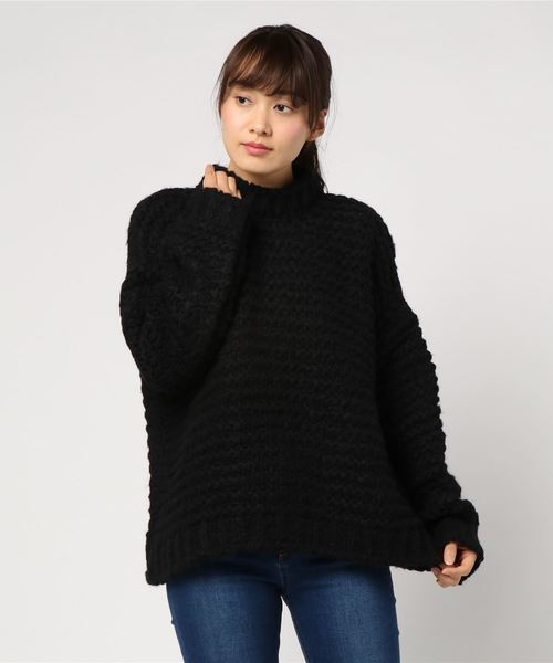 ニット セーター 「LOA BY LOA」OVERSIZE SWEATER レディース