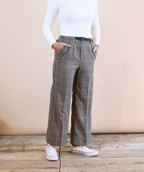 人気SALE パンツ DOUBLE MACKIN WIDE PANTS GLP-19F013 ZOZOTOWN PayPayモール店 - 通販 - PayPayモール WOOL BLEND 通販在庫
