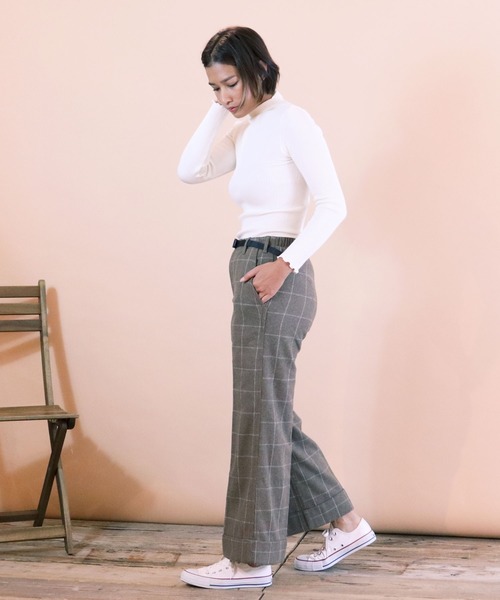 人気SALE パンツ DOUBLE MACKIN WIDE PANTS GLP-19F013 ZOZOTOWN PayPayモール店 - 通販 - PayPayモール WOOL BLEND 通販在庫