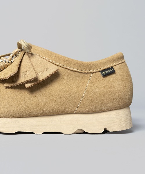 シューズ モカシン デッキシューズ 【 CLARKS / クラークス 】 Wallabee GTX メンズワラビーゴアテックス　防水 CLARKS クラークス Wallabee GTX MALIBU，アートカイブス