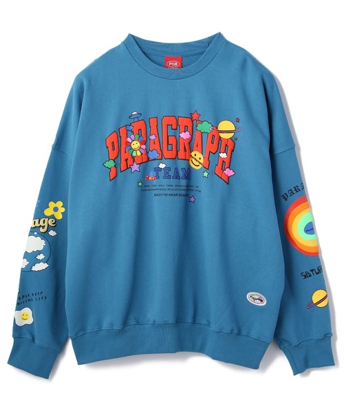 スウェット Paragraph/パラグラフ/ハッピーロゴプルオーバースウェット/Happy Logo Sweat/PARAGRAPH_NO.43|ZOZOTOWN PayPayモール店|03