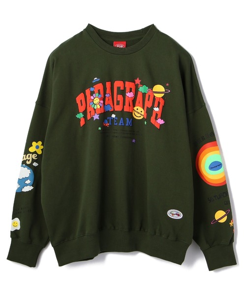スウェット Paragraph/パラグラフ/ハッピーロゴプルオーバースウェット/Happy Logo Sweat/PARAGRAPH_NO.43|ZOZOTOWN PayPayモール店|02