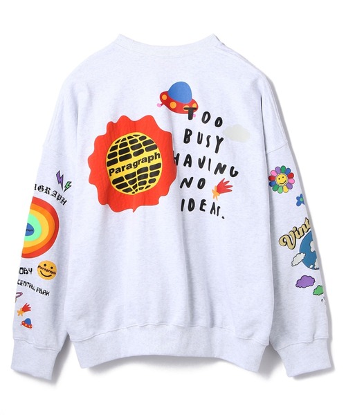 スウェット Paragraph/パラグラフ/ハッピーロゴプルオーバースウェット/Happy Logo Sweat/PARAGRAPH_NO.43|ZOZOTOWN PayPayモール店|04