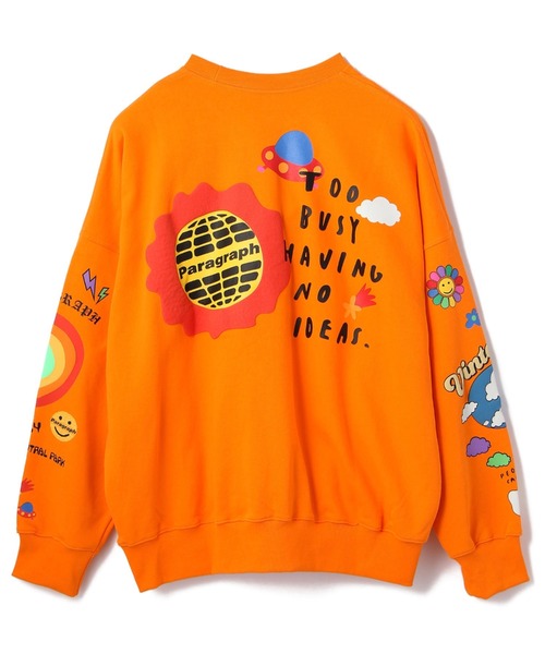 スウェット Paragraph/パラグラフ/ハッピーロゴプルオーバースウェット/Happy Logo Sweat/PARAGRAPH_NO.43|ZOZOTOWN PayPayモール店|21
