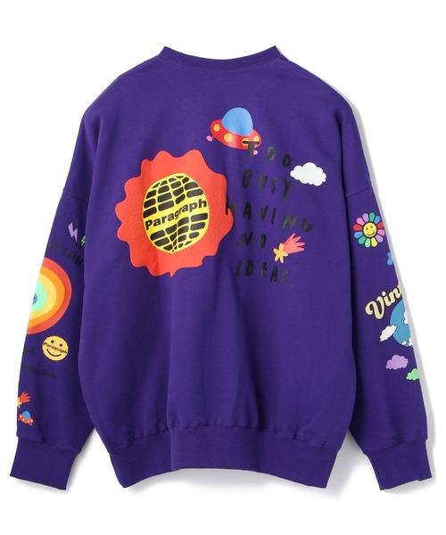 スウェット Paragraph/パラグラフ/ハッピーロゴプルオーバースウェット/Happy Logo Sweat/PARAGRAPH_NO.43|ZOZOTOWN PayPayモール店|18