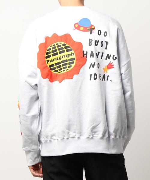スウェット Paragraph/パラグラフ/ハッピーロゴプルオーバースウェット/Happy Logo Sweat/PARAGRAPH_NO.43|ZOZOTOWN PayPayモール店|07
