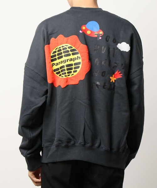 スウェット Paragraph/パラグラフ/ハッピーロゴプルオーバースウェット/Happy Logo Sweat/PARAGRAPH_NO.43|ZOZOTOWN PayPayモール店|10
