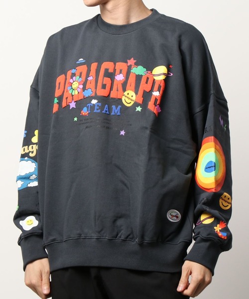 スウェット Paragraph/パラグラフ/ハッピーロゴプルオーバースウェット/Happy Logo Sweat/PARAGRAPH_NO.43|ZOZOTOWN PayPayモール店|09