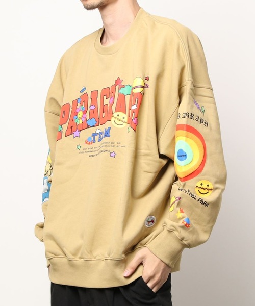 スウェット Paragraph/パラグラフ/ハッピーロゴプルオーバースウェット/Happy Logo Sweat/PARAGRAPH_NO.43|ZOZOTOWN PayPayモール店|12