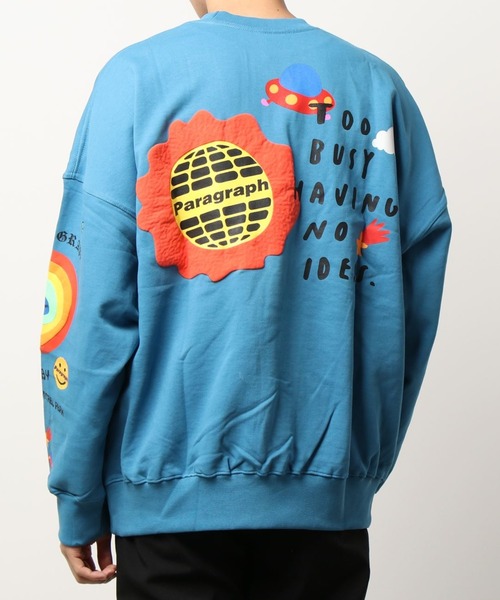 スウェット Paragraph/パラグラフ/ハッピーロゴプルオーバースウェット/Happy Logo Sweat/PARAGRAPH_NO.43|ZOZOTOWN PayPayモール店|17