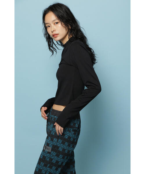 NBB WEEKEND セットアップ 上下 春夏 ニットシャツ × スカート 0