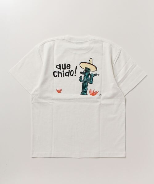 tシャツ ORNAMENT FACE L/S TEE レディース メンズ OFFSHORE tシャツ 「コラボ商品」OS×AMBE DUE CHIDO TEE
