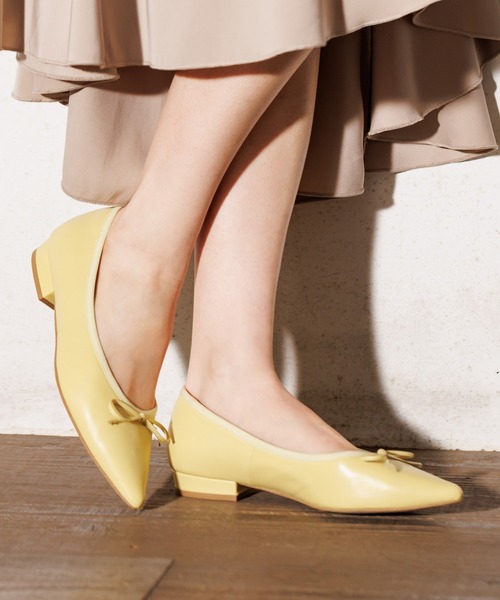 HIMIKO バレエシューズ パンプス 「Made in Japan」ポインテッドトゥ