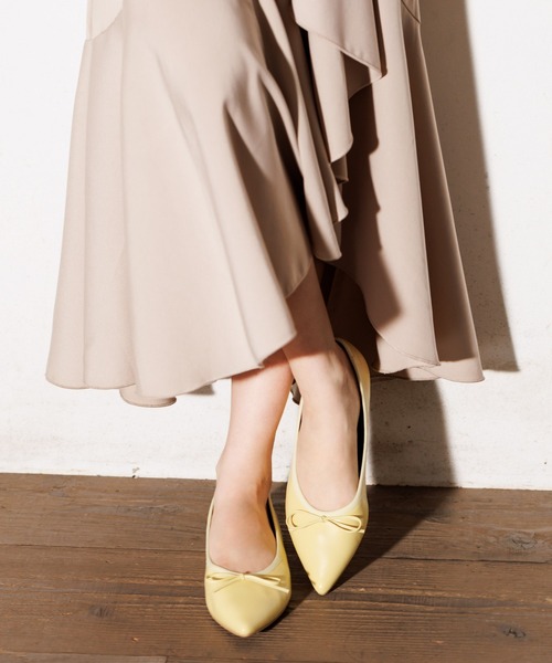 HIMIKO バレエシューズ パンプス 「Made in Japan」ポインテッドトゥ