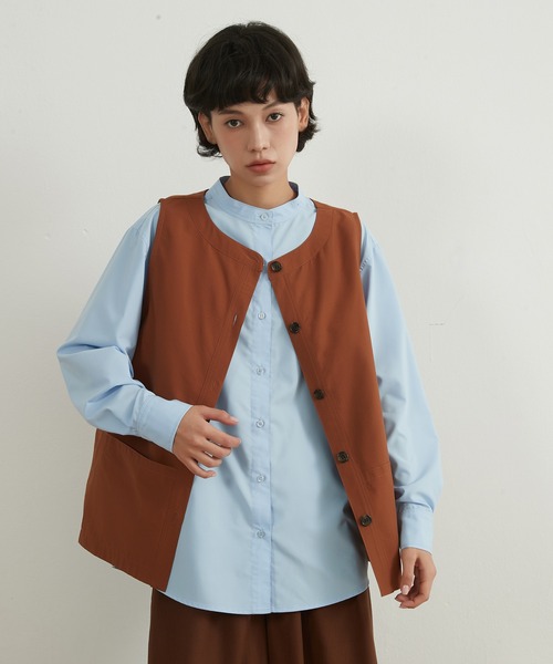 ベスト ジレ On One's Own 2WAY マルチポケットベスト レディース On One's Own ベスト ジレ ミリタリーロングベスト・ミリタリー