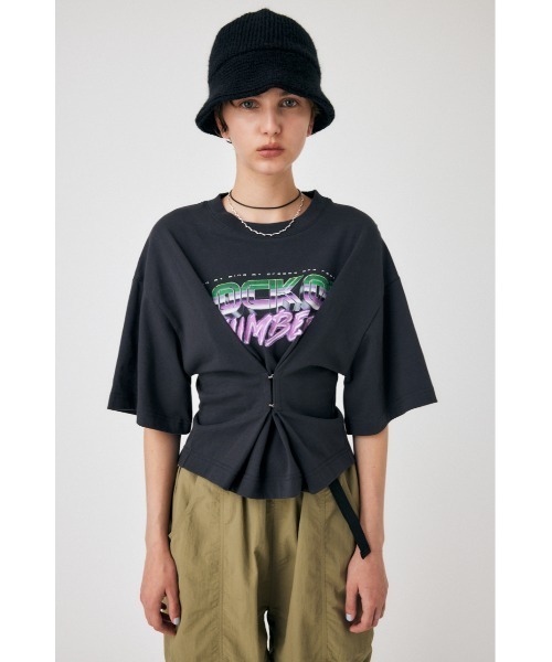 tシャツ Tシャツ レディース WAIST TUCK PRINT Tシャツ｜zozo｜07