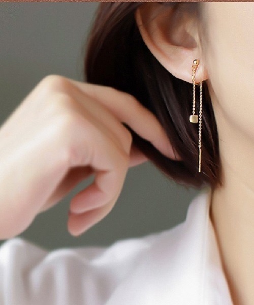 Ritomo De Ricco イヤリング 落ちにくい！痛くなりにくいピアス