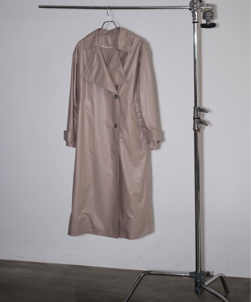 JOSE MOON（ジョゼムーン） トレンチコート コート LEATHER LIKE