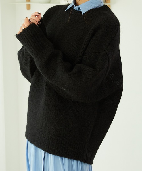 ニット セーター ニットプルオーバー MO33N05 レディース
