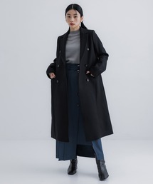 【新品未使用】UNITED TOKYO カシミヤ混 レイルボクシーコート 新品未使用】UNITED TOKYO カシミヤ混 レイルボクシーコート