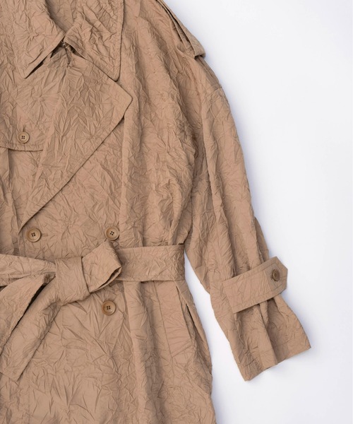 MAISON SPECIAL トレンチコート コート Washer Pleats Trench Coat  