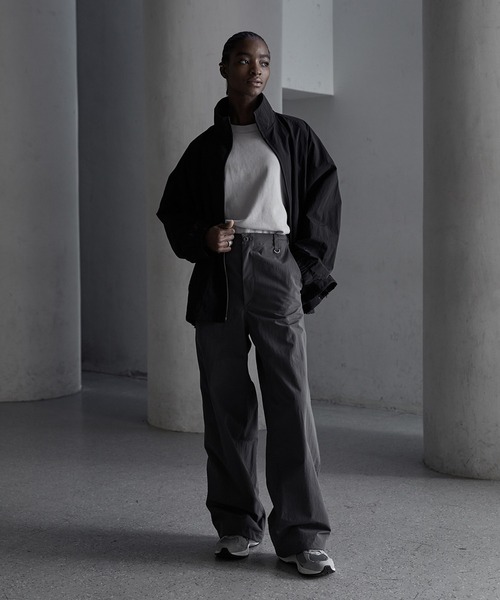 CALLNE パンツ 「CALLNE」Nylon Tech Easy Straight Pants