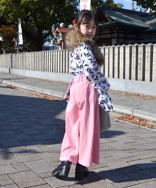 chil2 着物 女児袴 2点セット キッズ 子供 女の子 : ZOZOTOWN