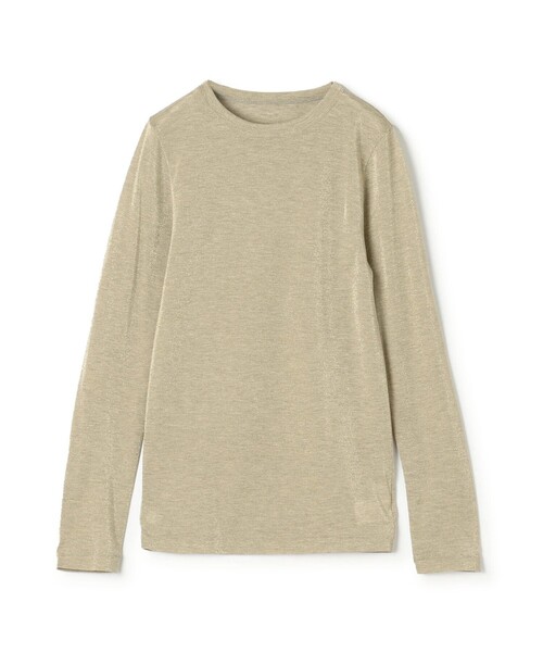tシャツ スパークリング クルーネックプルオーバー レディース