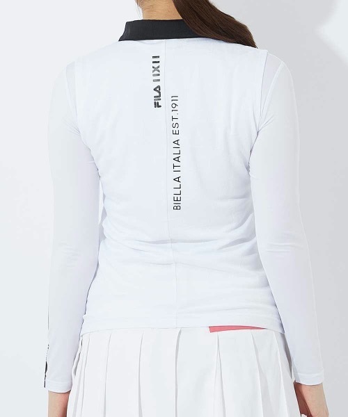 ブラウス シャツ 「FILA GOLF/フィラゴルフ」レディースノースリーブニットシャツ　ゴルフ レディース FILA GOLF ブラウス シャツ 「FILA GOLF/フィラゴルフ
