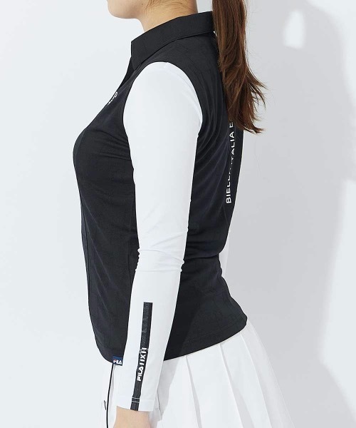 ブラウス シャツ 「FILA GOLF/フィラゴルフ」レディースノースリーブニットシャツ　ゴルフ レディース FILA GOLF ブラウス シャツ 「FILA GOLF/フィラゴルフ