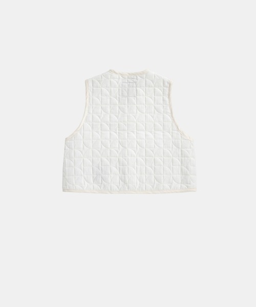 ベスト ジレ Gauze Leaf Cropped Thornham Womens / ガーゼ リーフ クロップド ソーンハム ウィメンズ レディース LAVENHAM ベスト ジレ Gauze Leaf Cropped Thornham Womens